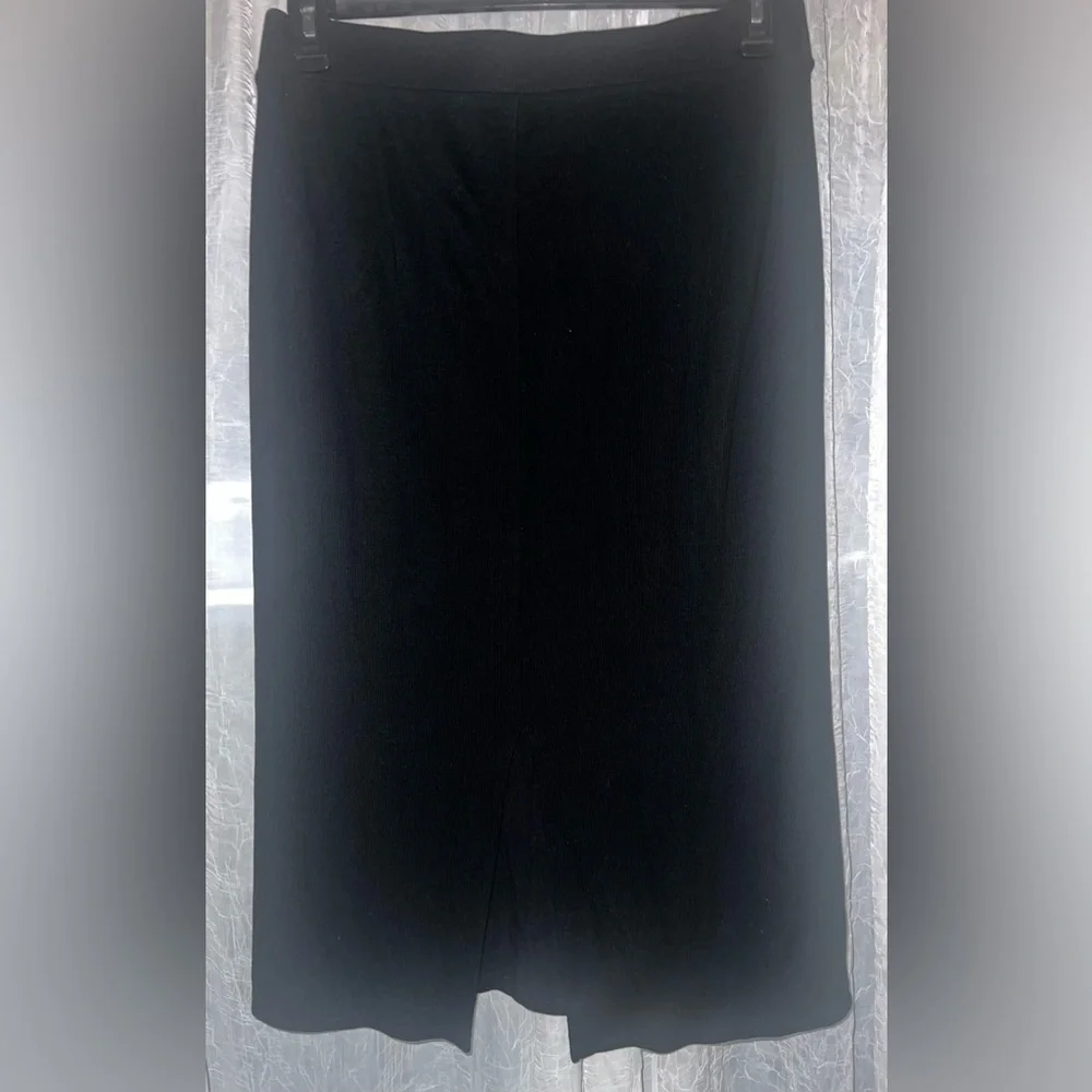 Marine Layer black Lexi ribbed midi skirt size XL